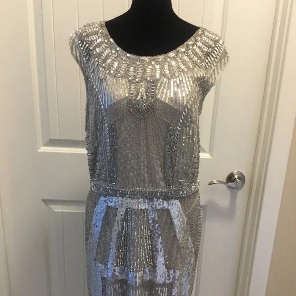 Aidan Mattox Sequin Dress Size 14